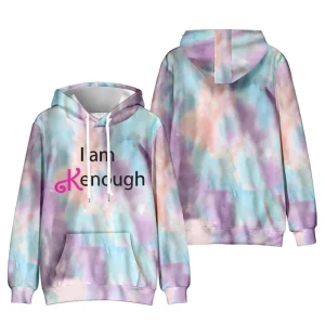 Hot I Am Kenough 3D Print Letter Hoodies