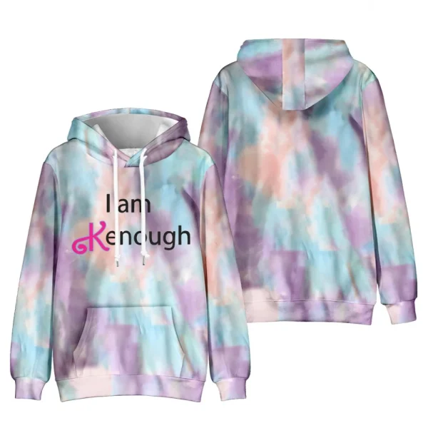 Hot I Am Kenough 3D Print Letter Hoodies