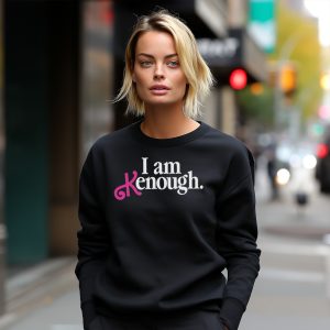 I Am Kenough Jumper Pink Doll Sweatshirt