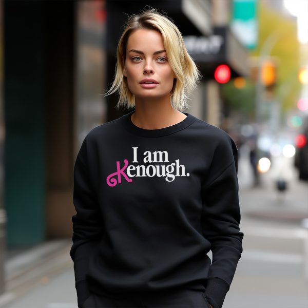 I Am Kenough Jumper Pink Doll Sweatshirt