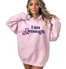 I Am Kenough' Sweat Shirt Pink